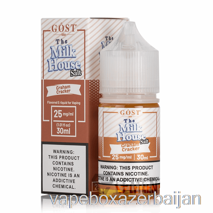 Vape Box Azerbaijan Graham Cracker SALTS - The Milk House - GOST Vapor - 30mL 25mg